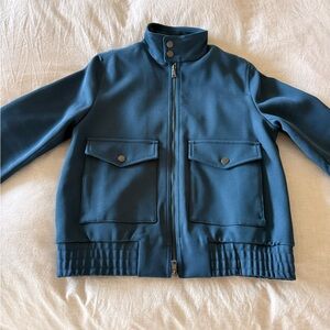 Michael Kors Men’s Blue Barracuta Jacket size Small New w/o Tags